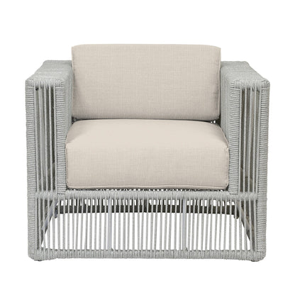Sunset West Miami Club Chair in Echo Ash w/ Self Welt — View 15