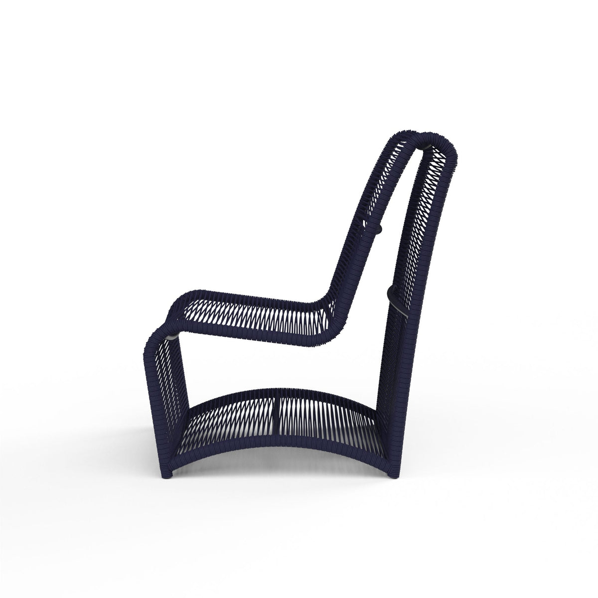 Sunset West Bazaar Marino Armless Club Chair in Navy — View 2