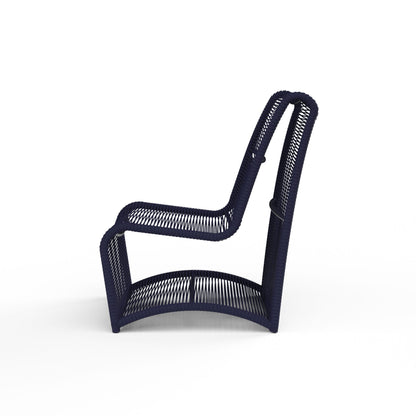 Sunset West Bazaar Marino Armless Club Chair in Navy — View 2