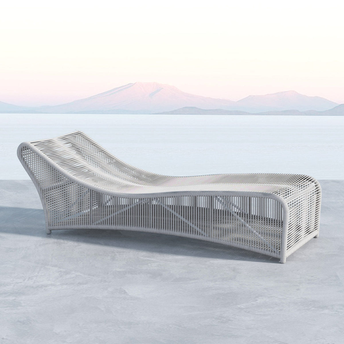 Sunset West Miami Cushionless Chaise — View 2