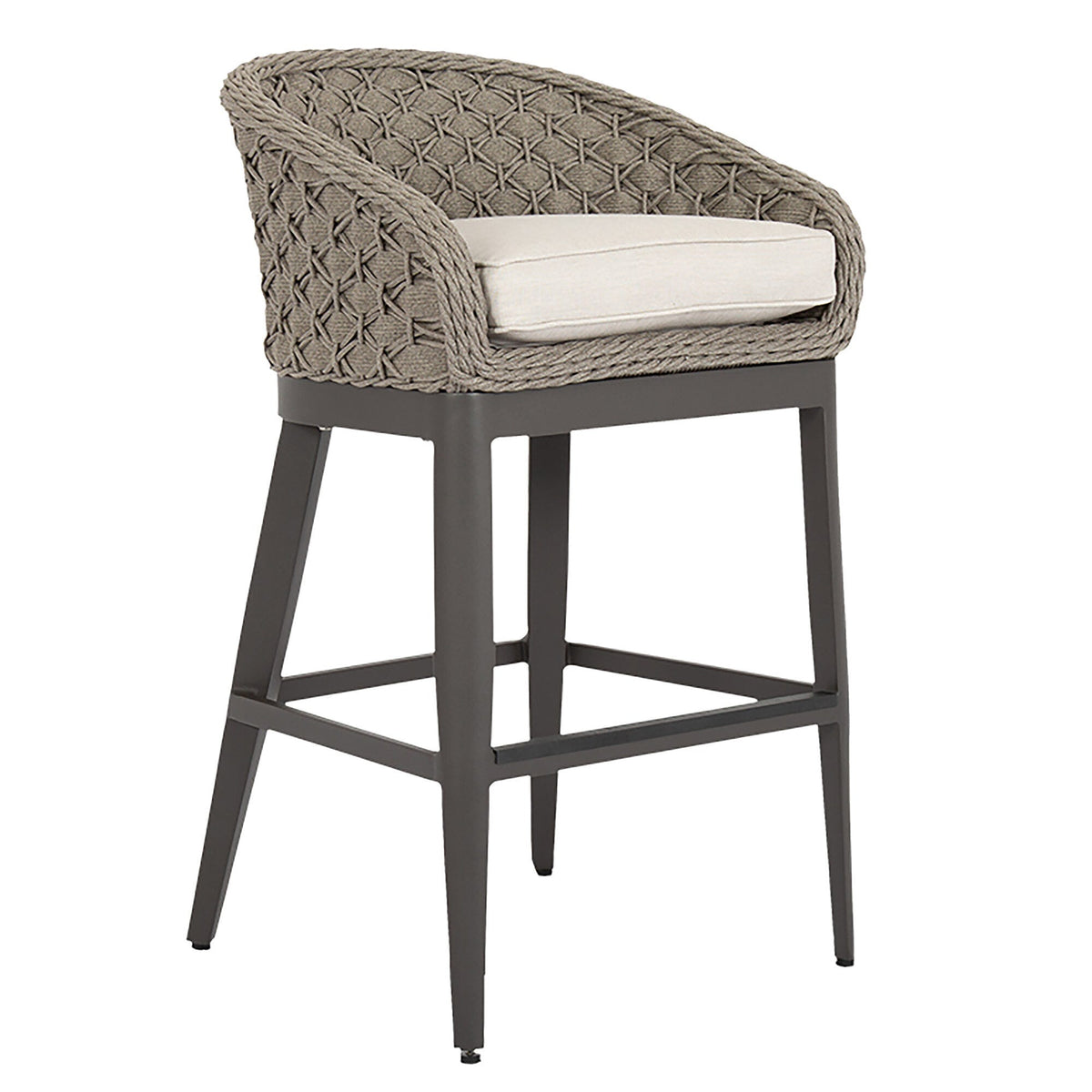 Sunset West Marbella Barstool in Echo Ash w/ Self Welt — View 3