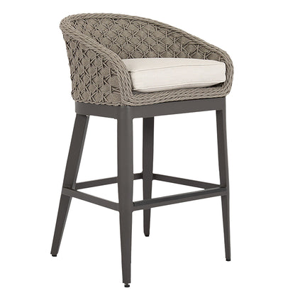 Sunset West Marbella Barstool in Echo Ash w/ Self Welt — View 3