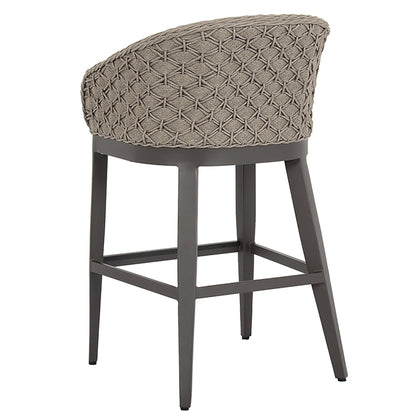 Sunset West Marbella Barstool in Echo Ash w/ Self Welt — View 4