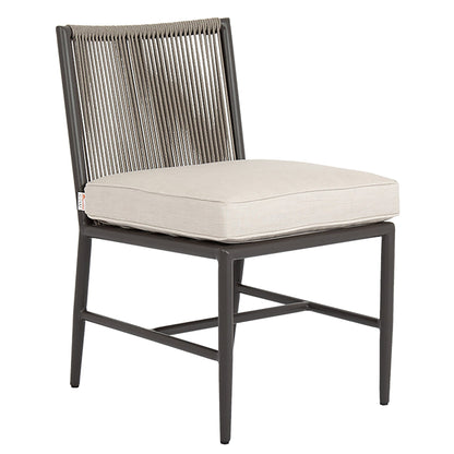 Sunset West Pietra Armless Dining Chair in Echo Ash, No Welt — View 4