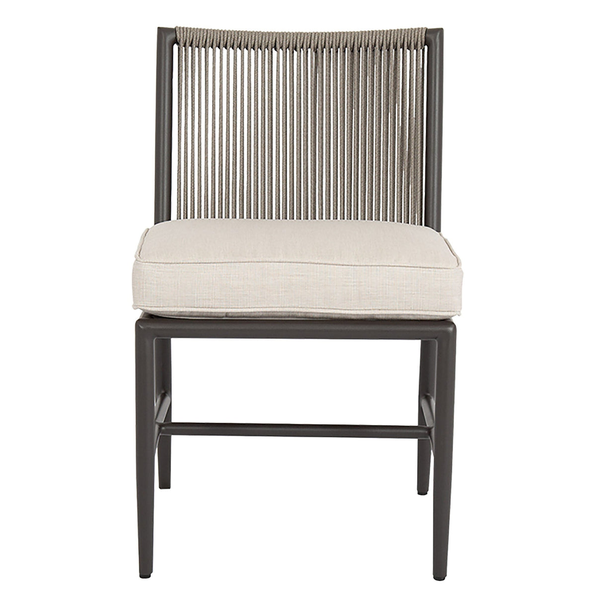 Sunset West Pietra Armless Dining Chair in Echo Ash, No Welt — View 6