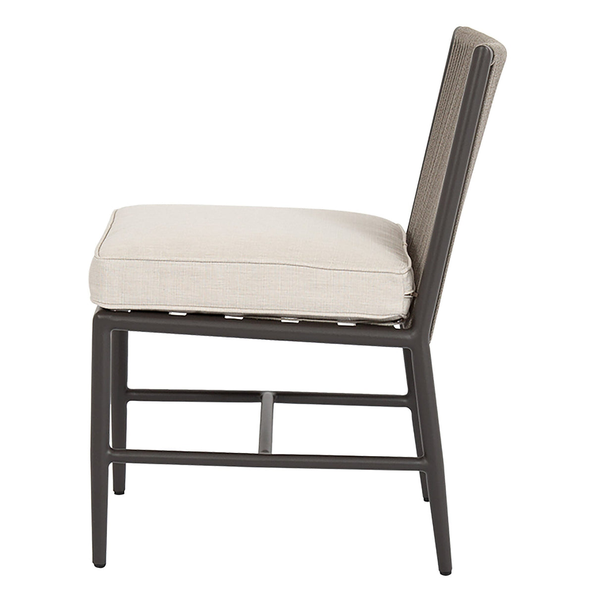 Sunset West Pietra Armless Dining Chair in Echo Ash, No Welt — View 7