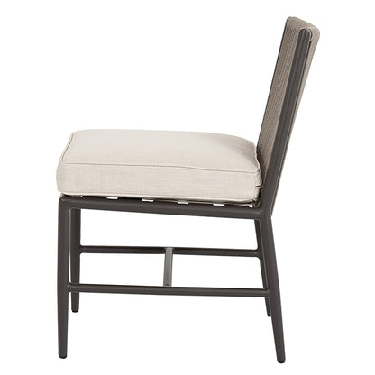 Sunset West Pietra Armless Dining Chair in Echo Ash, No Welt — View 7