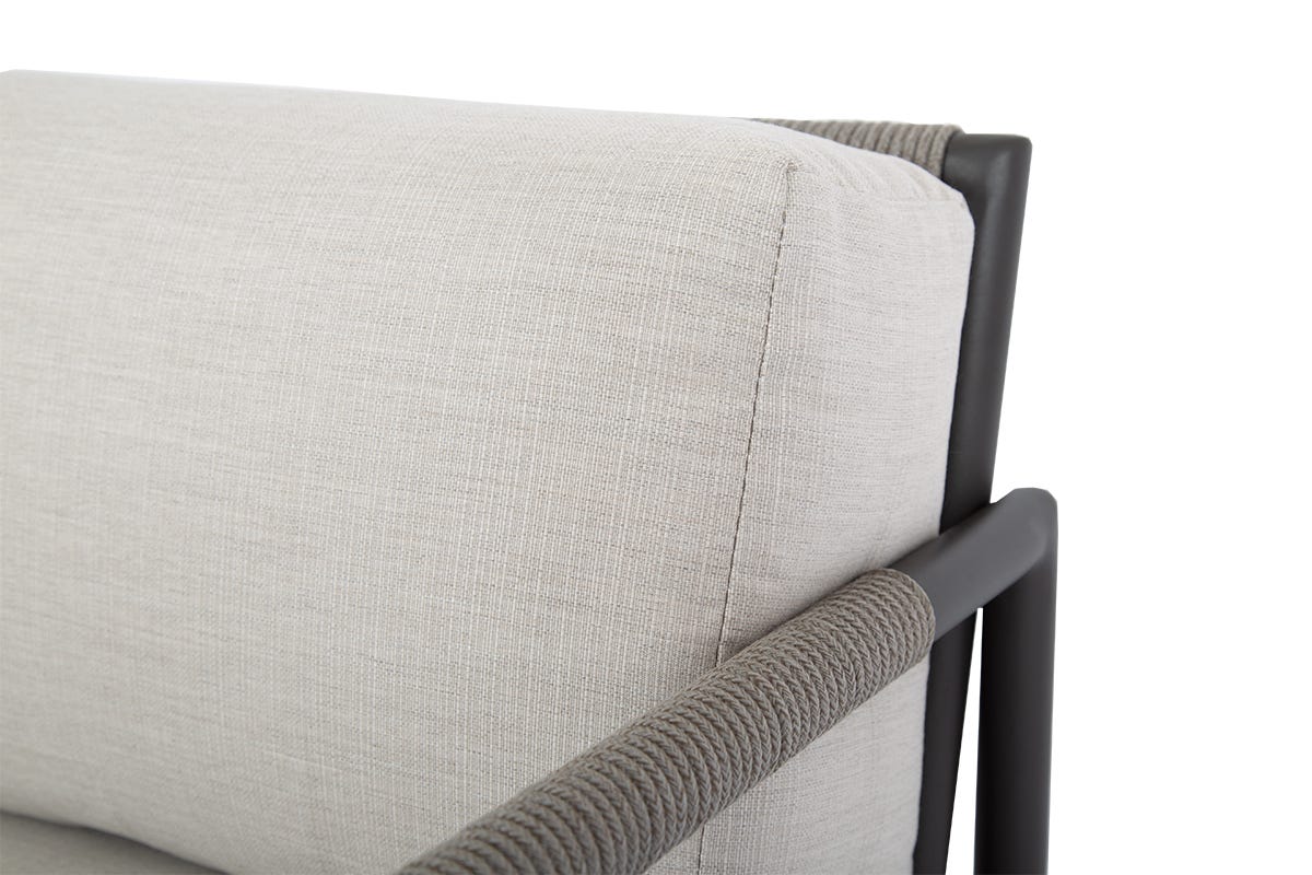 Sunset West Pietra Club Chair in Echo Ash, No Welt — View 3