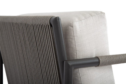 Sunset West Pietra Club Chair in Echo Ash, No Welt — View 4
