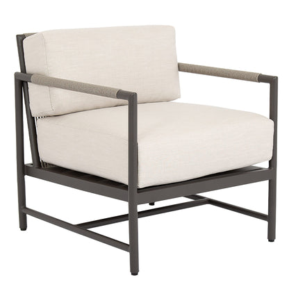 Sunset West Pietra Club Chair in Echo Ash, No Welt — View 6