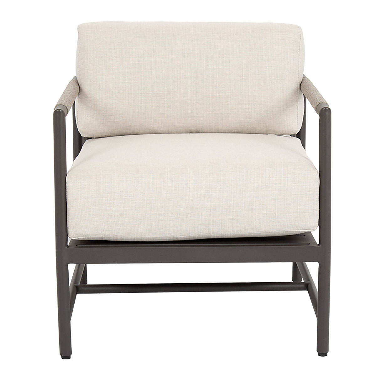 Sunset West Pietra Club Chair in Echo Ash, No Welt — View 8