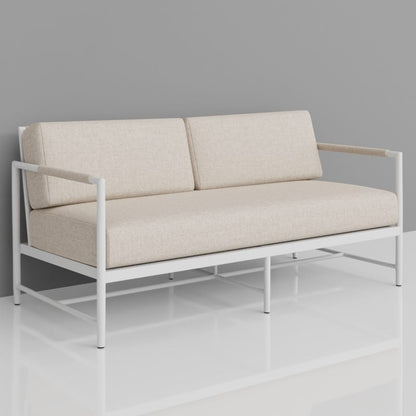 Sunset West Sabbia Loveseat in Echo Ash, No Welt — View 3