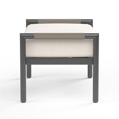 Sunset West Pietra Ottoman in Echo Ash, No Welt — View 5