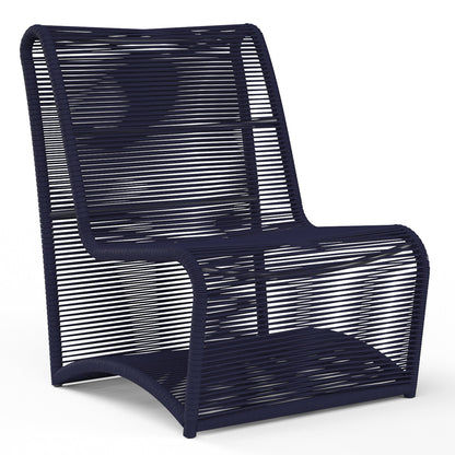 Sunset West Bazaar Marino Armless Club Chair in Navy — View 7