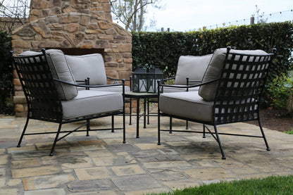 Sunset West Provence Club Chair in Canvas Flax w/ Self Welt — View 11
