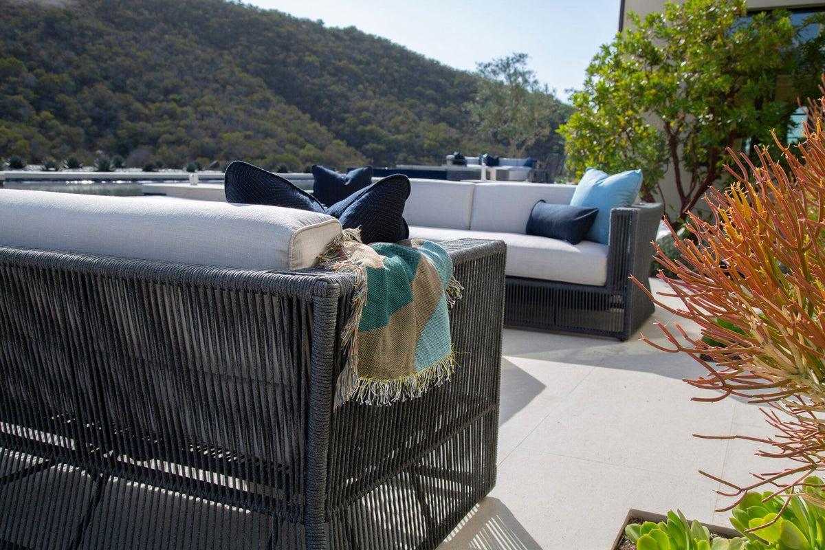 Sunset West Milano Sofa in Echo Ash w/ Self Welt — View 13