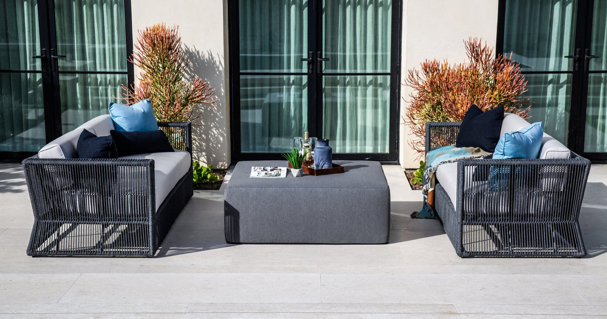 Sunset West Milano Sofa in Echo Ash w/ Self Welt — View 14