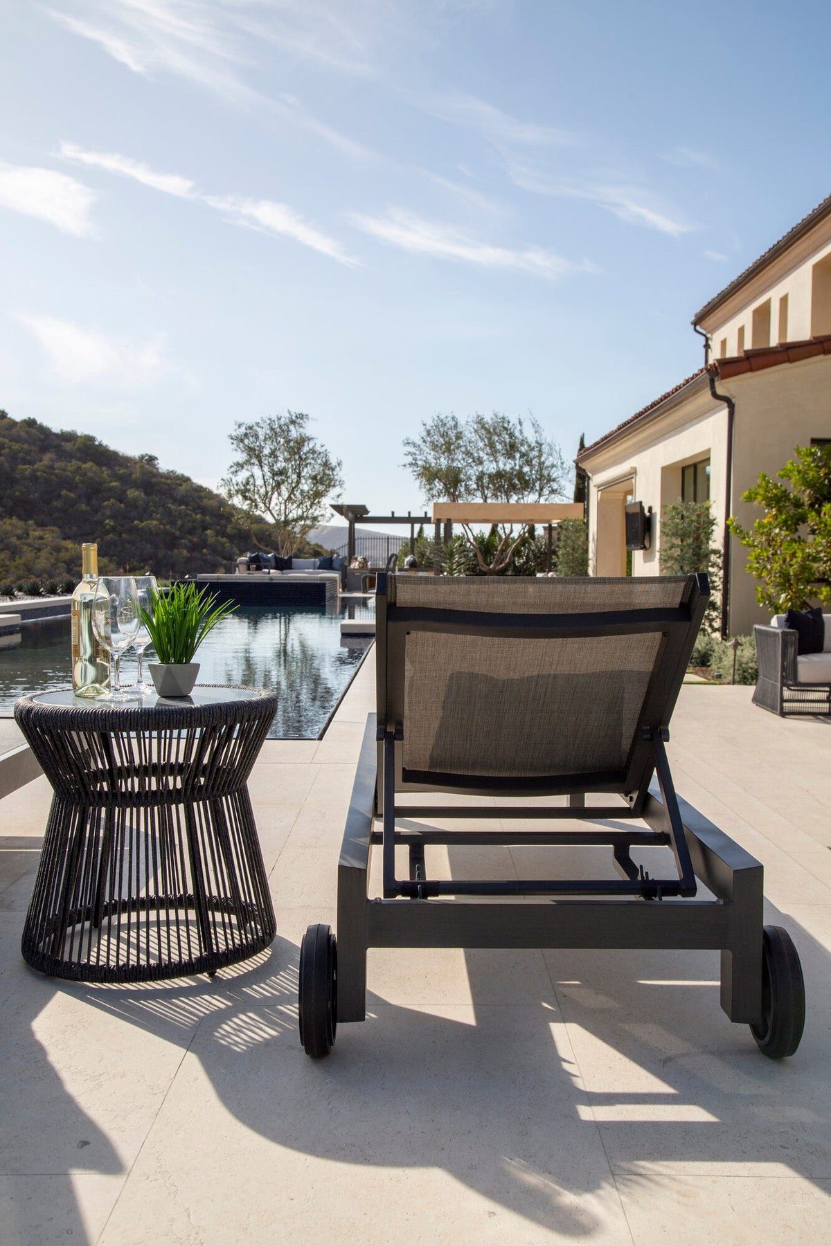 Sunset West Redondo Adjustable Sling Chaise — View 7