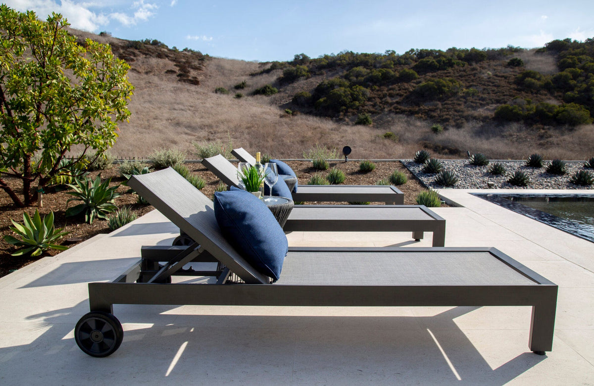 Sunset West Redondo Adjustable Sling Chaise — View 5