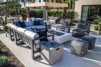 Sunset West Redondo Sectional in Cast Silver, No Welt — View 10