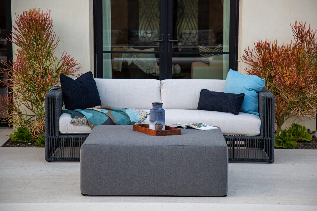 Sunset West Milano Sofa in Echo Ash w/ Self Welt — View 7
