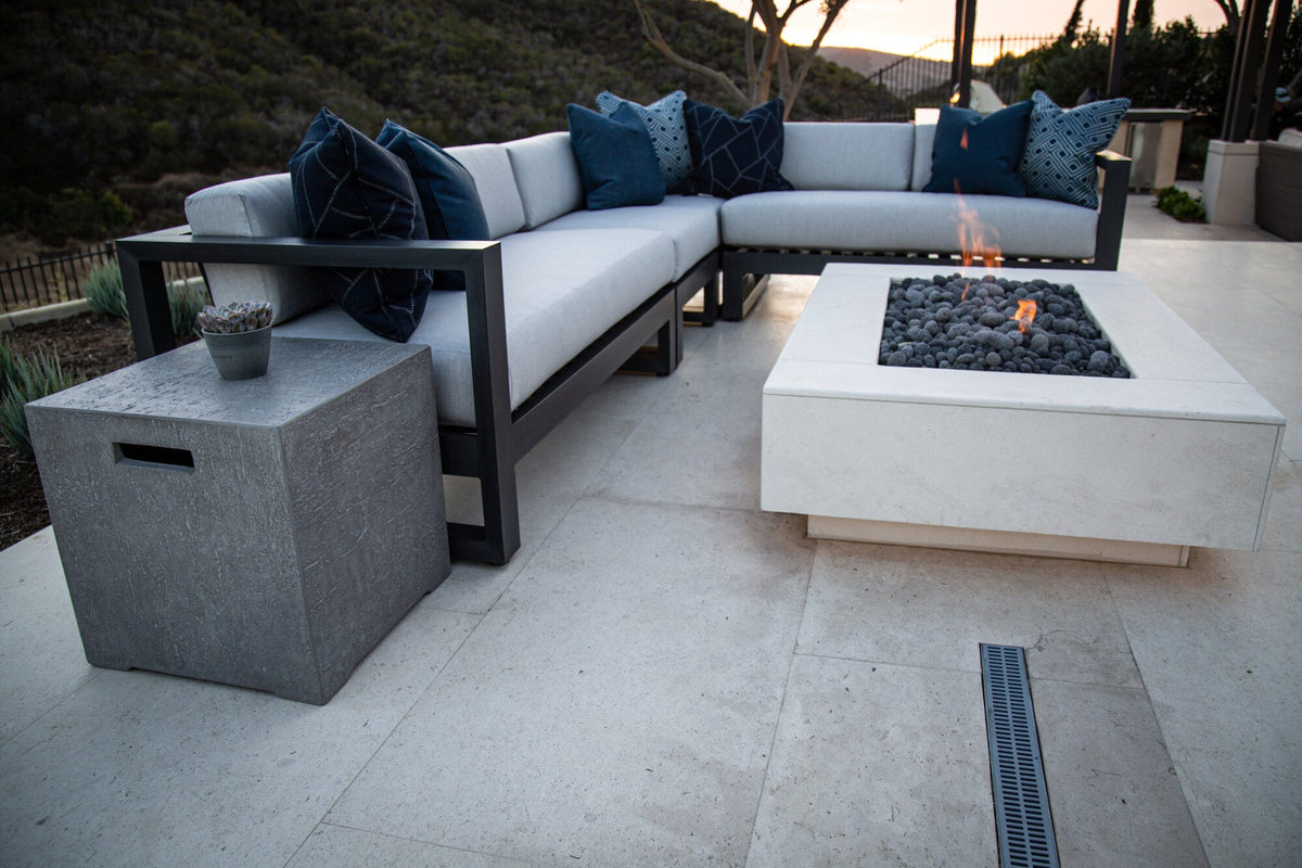 Sunset West Redondo Sectional in Cast Silver, No Welt — View 7