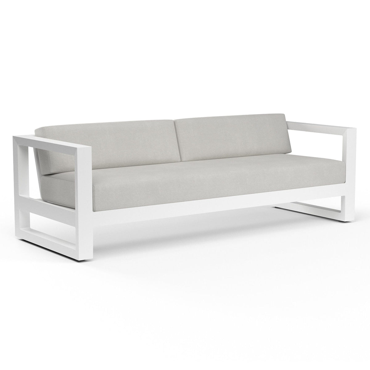 Sunset West Newport Sofa in Cast Silver, No Welt — View 3
