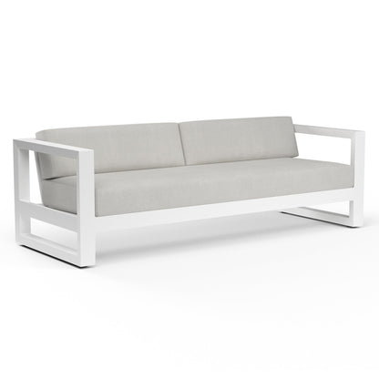 Sunset West Newport Sofa in Cast Silver, No Welt — View 3