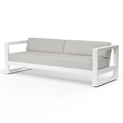 Sunset West Newport Sofa in Cast Silver, No Welt — View 4