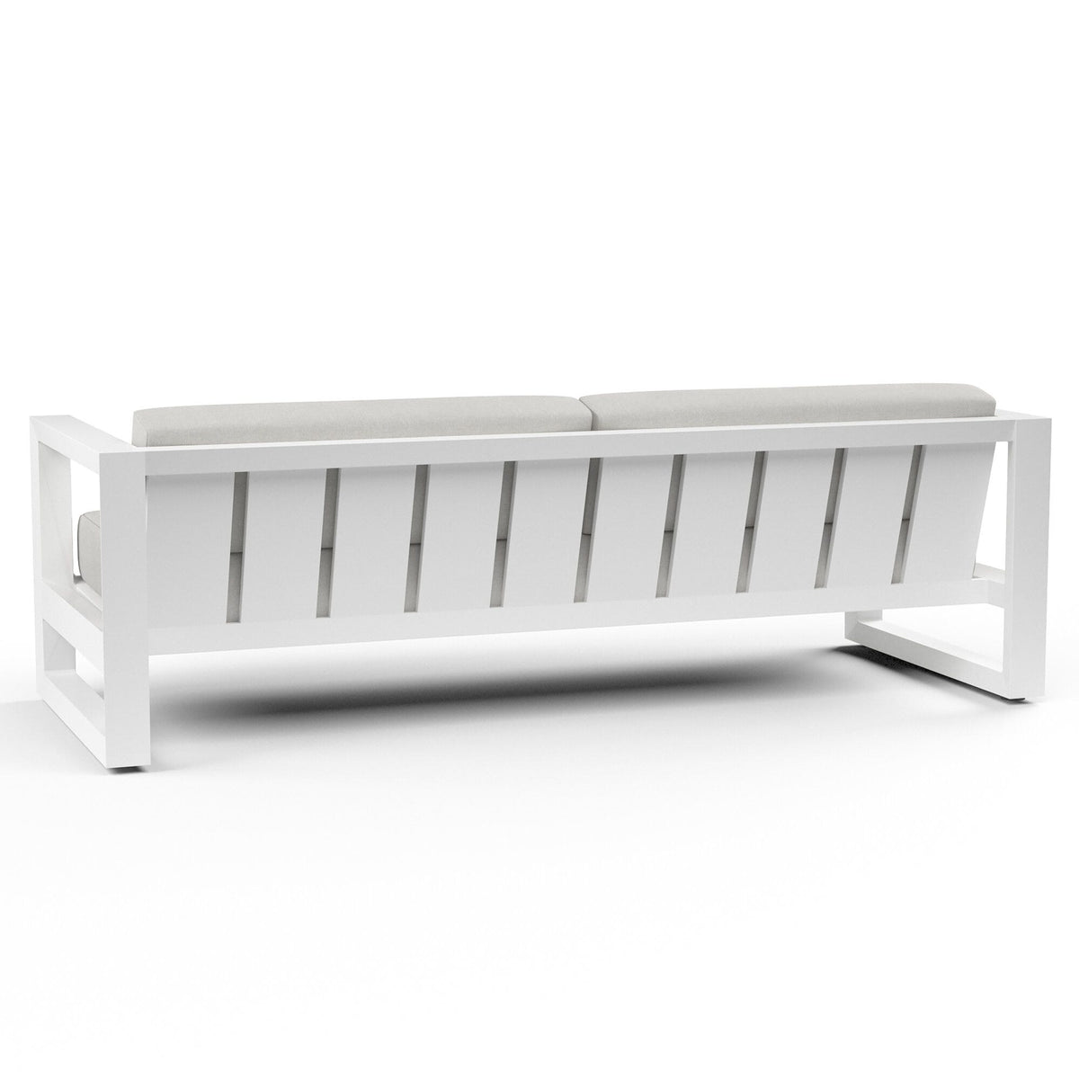 Sunset West Newport Sofa in Cast Silver, No Welt — View 6