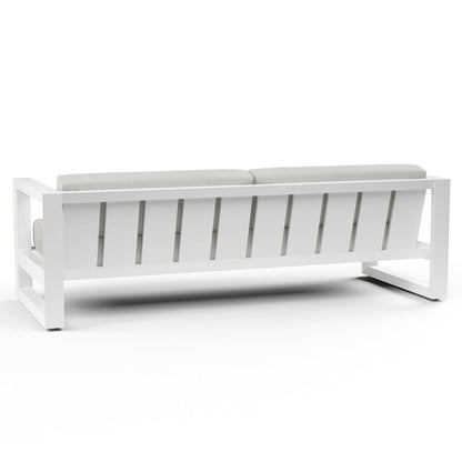 Sunset West Newport Sofa in Cast Silver, No Welt — View 6