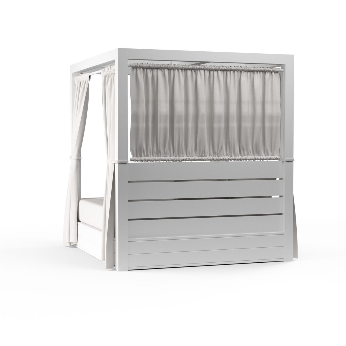 Sunset West Newport Resort King Daybed in Cast Silver, No Welt — View 3