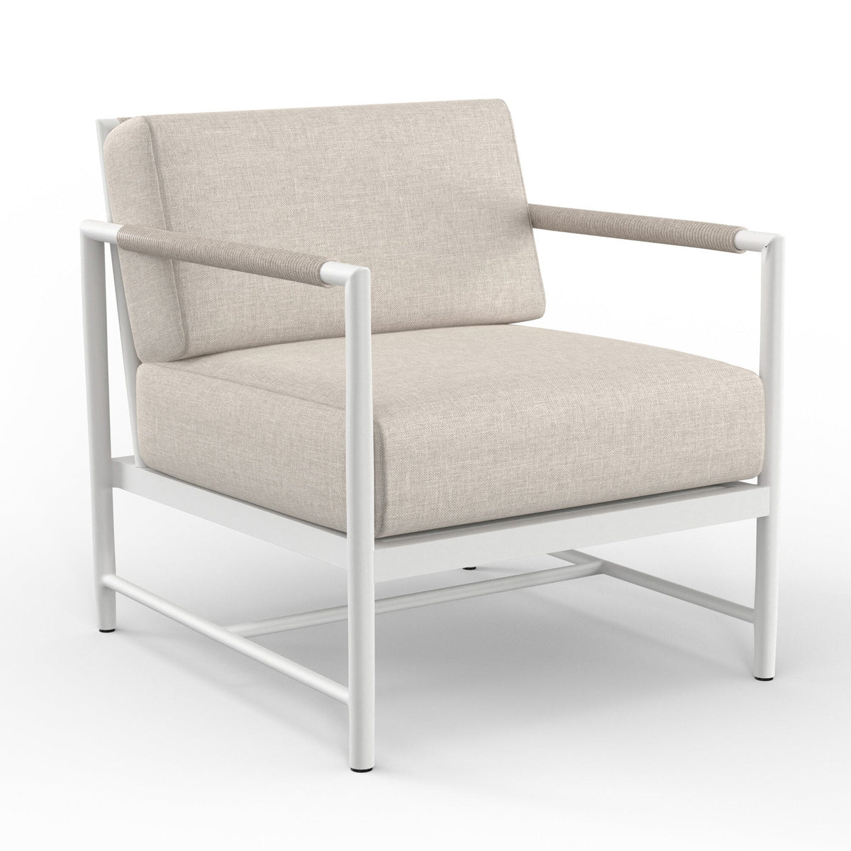 Sunset West Sabbia Club Chair in Echo Ash, No Welt — View 7