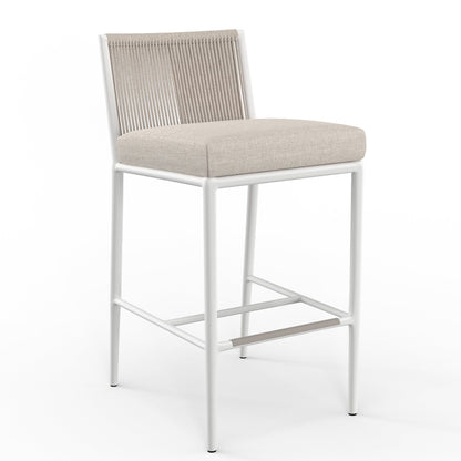 Sunset West Sabbia Barstool in Echo Ash, No Welt — View 4