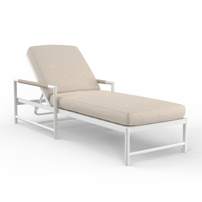 Sunset West Sabbia Chaise in Echo Ash, No Welt — View 5