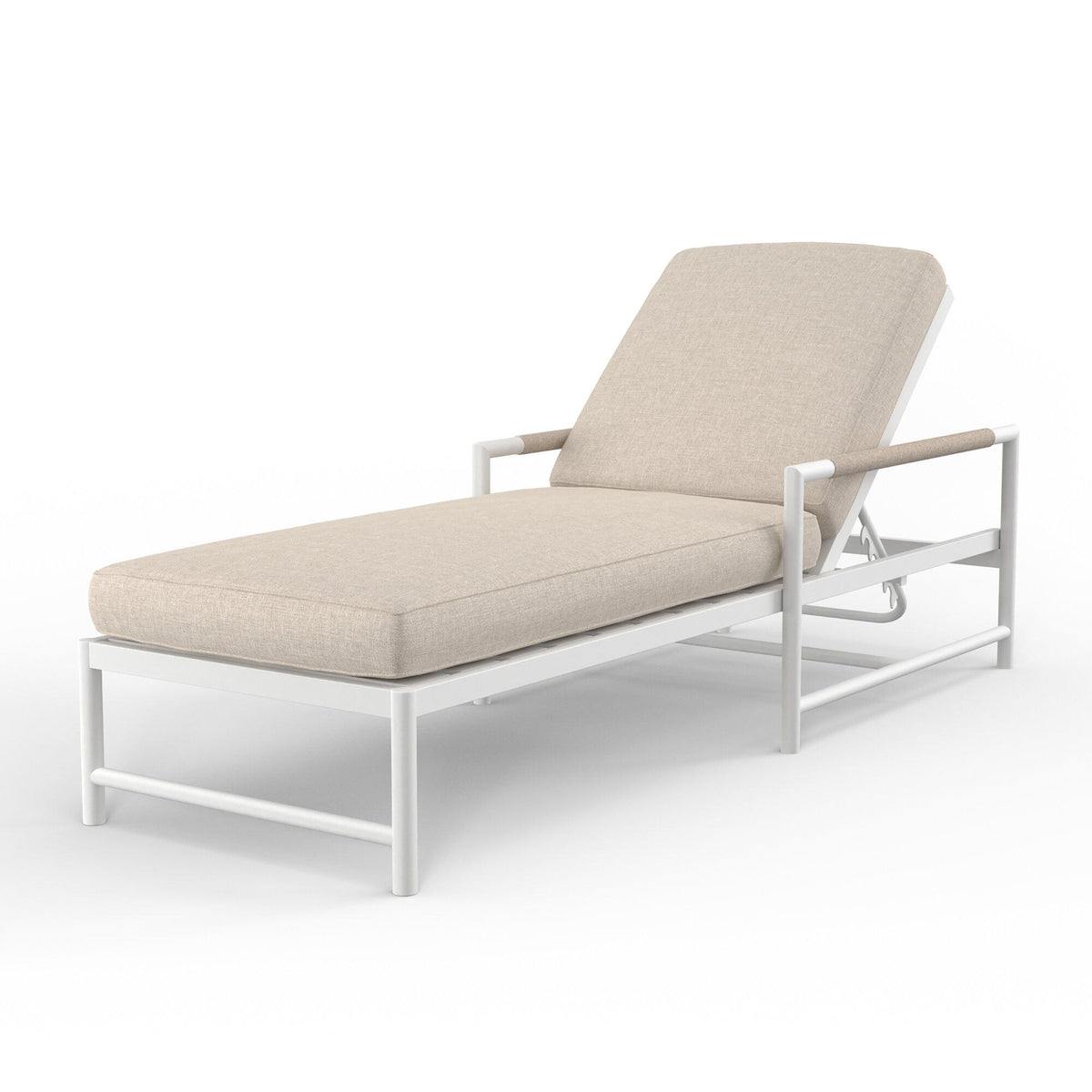 Sunset West Sabbia Chaise in Echo Ash, No Welt — View 6