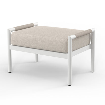 Sunset West Sabbia Ottoman in Echo Ash, No Welt — View 5