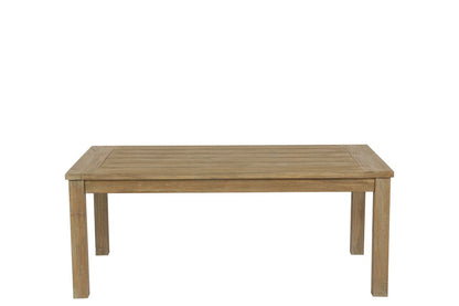 Sunset West Coastal Teak Rectangular Coffee Table