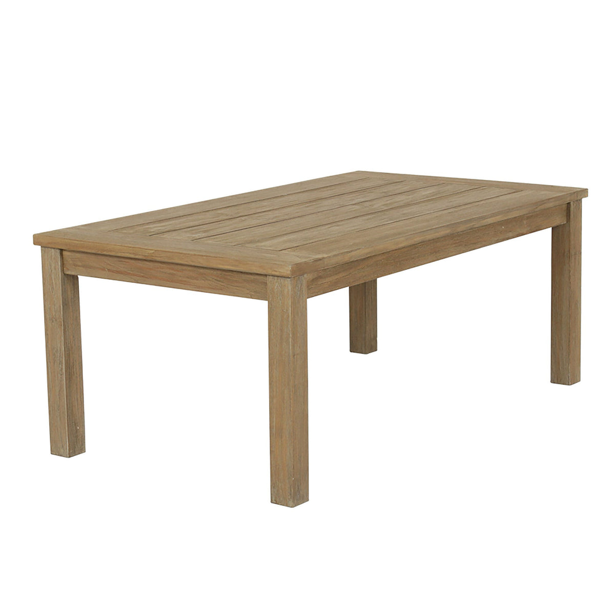 Sunset West Coastal Teak Rectangular Coffee Table — View 6