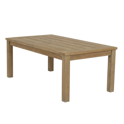 Sunset West Coastal Teak Rectangular Coffee Table — View 7