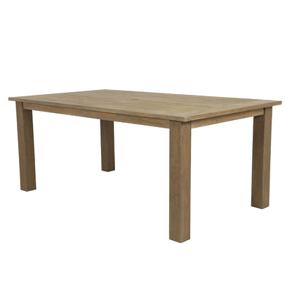 Sunset West Coastal Teak 72 in. Rectangular Dining Table — View 2