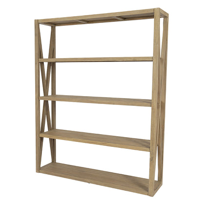 Sunset West Coastal Teak X Bookcase — View 3