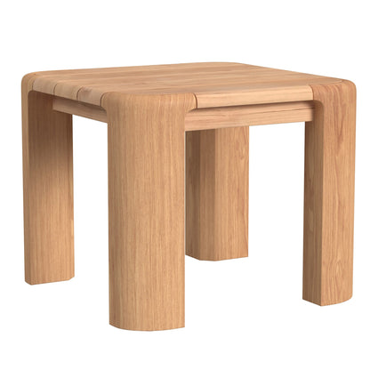 Sunset West Natural Teak Maui End Table — View 5