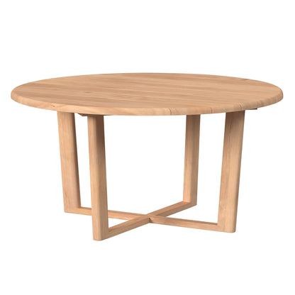 Sunset West Natural Teak Maui 56" Round Dining Table — View 6