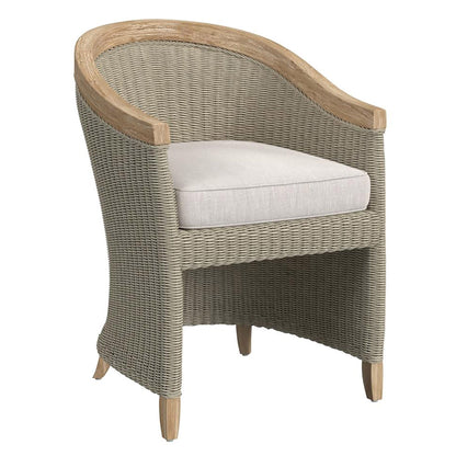 Sunset West Cambria Dining Chair in Canvas Canvas w/ Self Welt — View 5