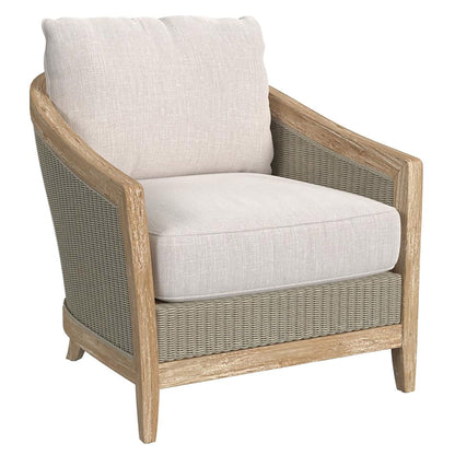 Sunset West Cambria Club Chair in Canvas Canvas w/ Self Welt — View 6