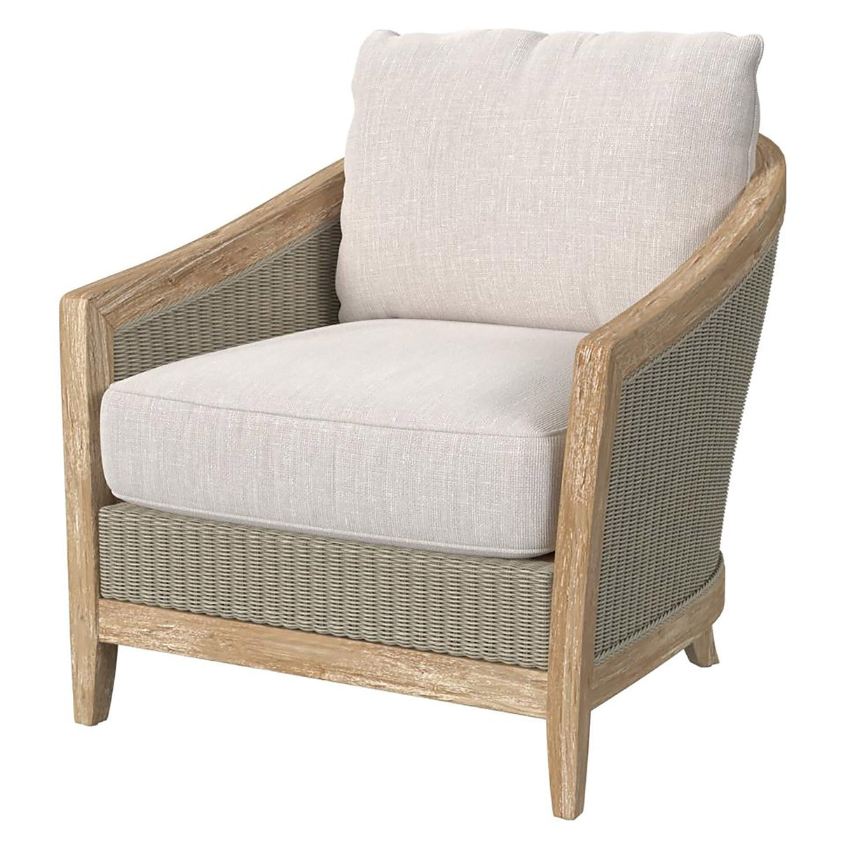 Sunset West Cambria Club Chair in Canvas Canvas w/ Self Welt — View 11