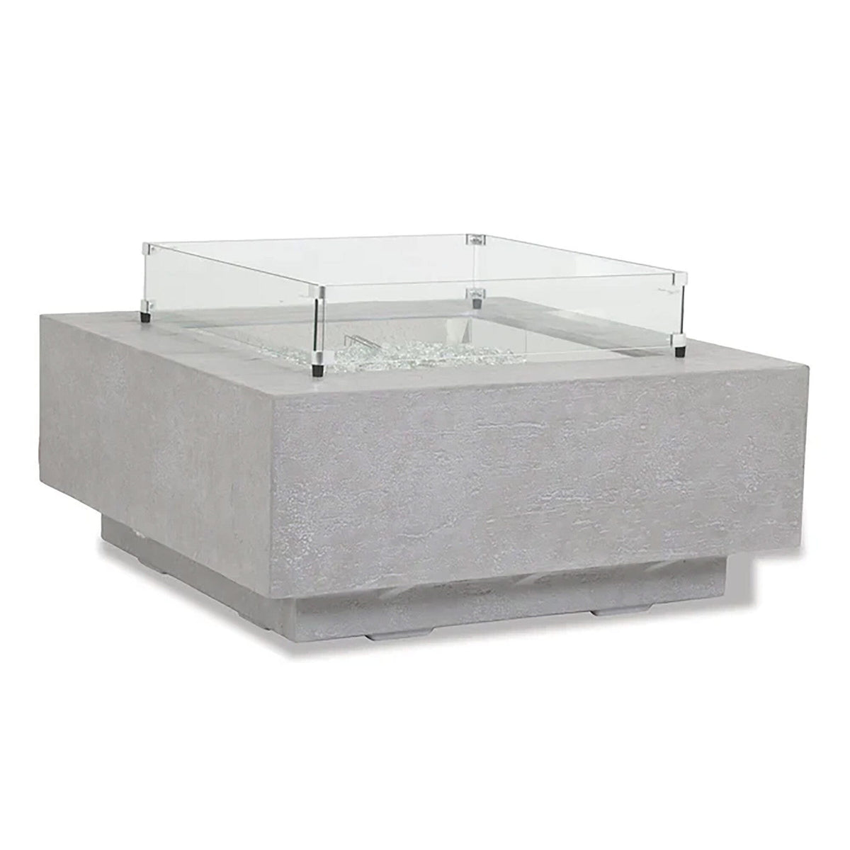 Sunset West Bazaar Square Fire Table Glass Surround