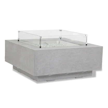 Sunset West Bazaar Square Fire Table Glass Surround
