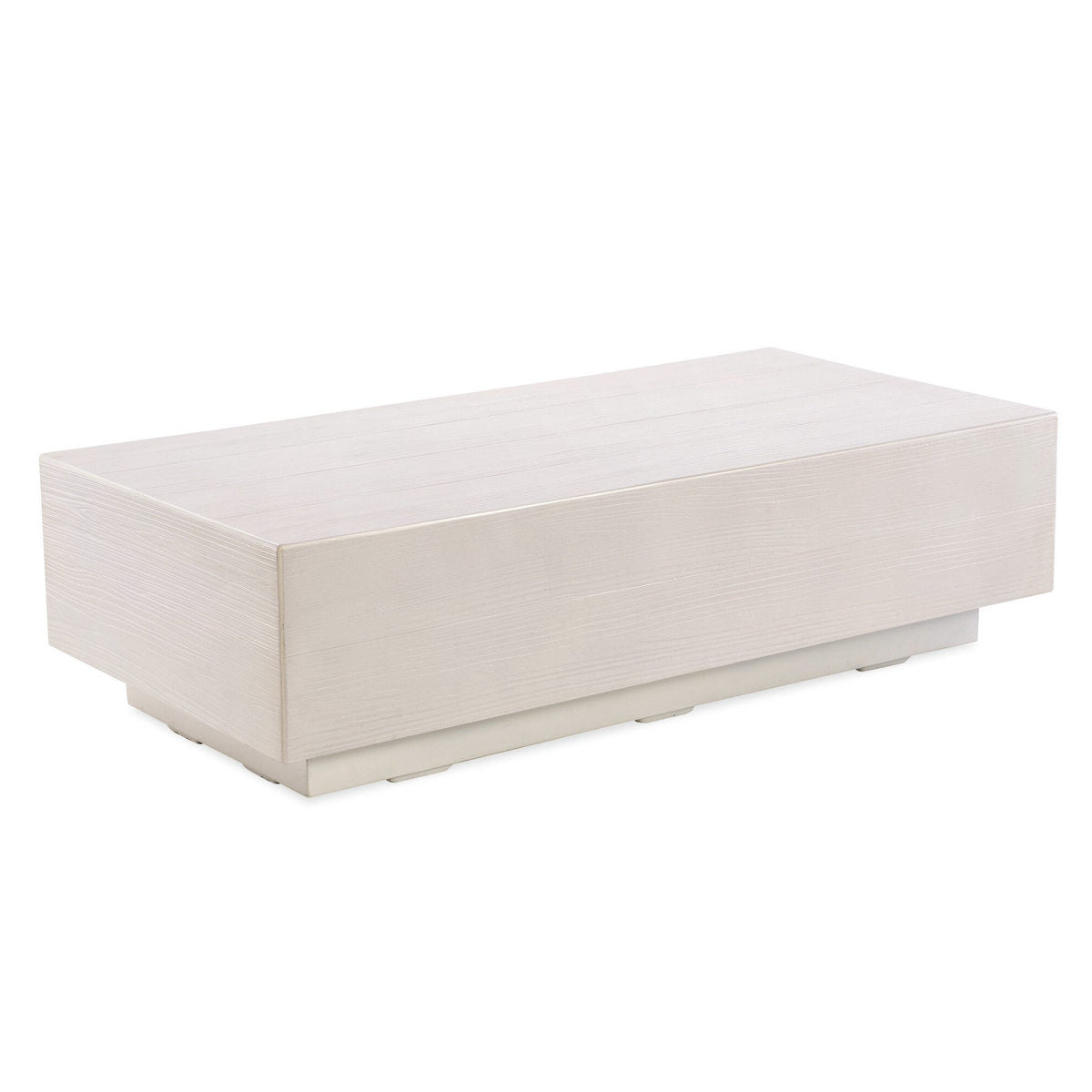 Sunset West Bazaar GRFC Faux Bois Coffee Table, Bone Finish — View 2